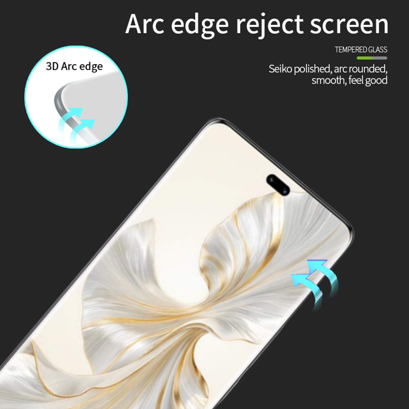 MOFI For Honor 100 Pro 5G Hot Bending Full Glue Screen Protector 3D Curved Screen Film MOFI For Honor 100 Pro 5G Hot Bending Full Glue Screen Protector 3D Curved Screen Film
